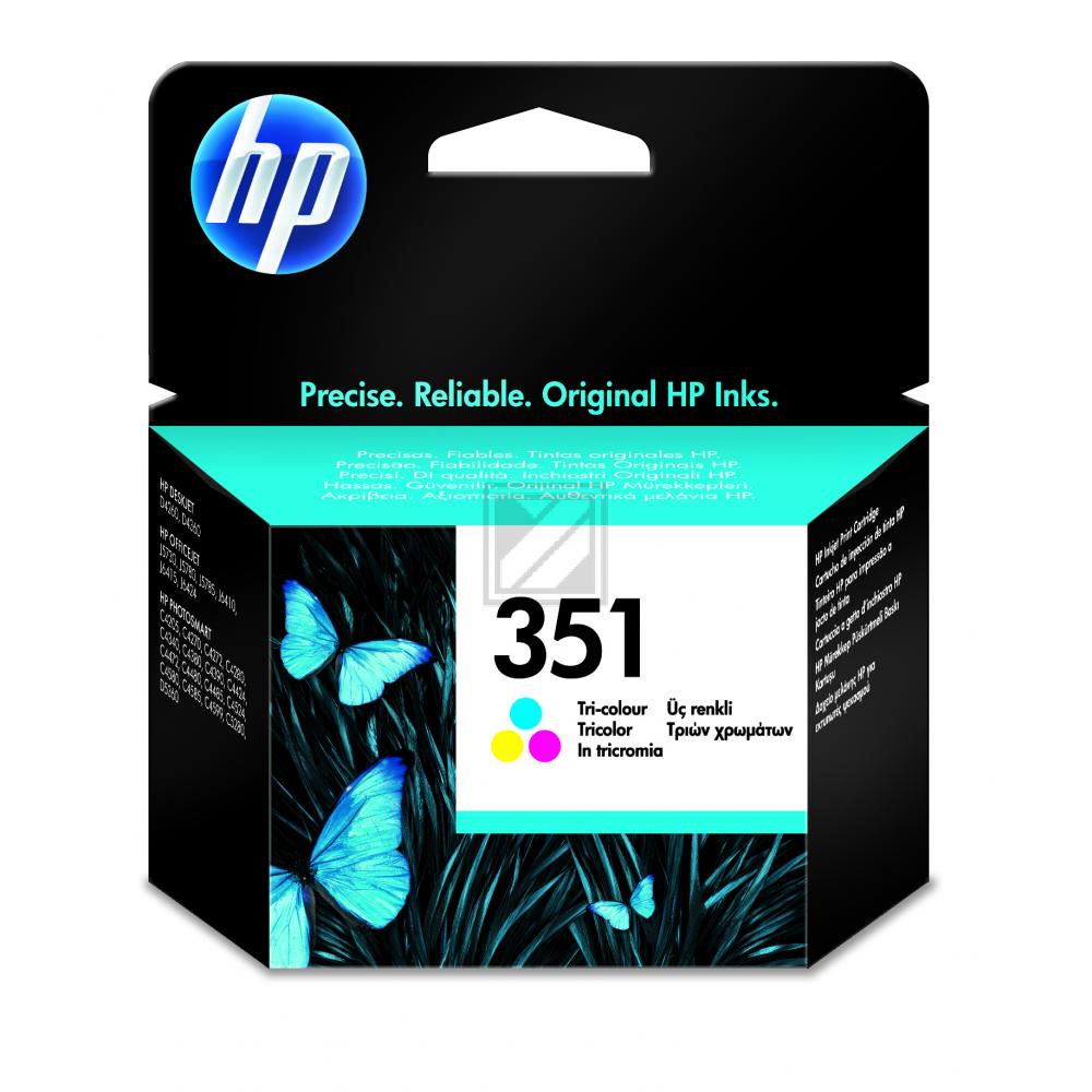 HP Tintendruckkopf cyan/magenta/gelb (CB337EE, 351)