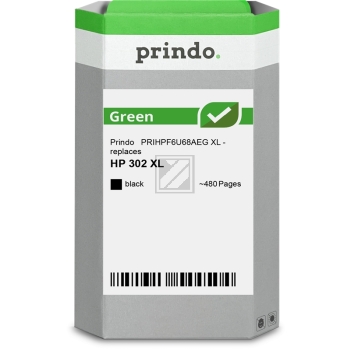 Prindo Tintendruckkopf (Green) schwarz HC (PRIHPF6U68AEG) ersetzt 302XL