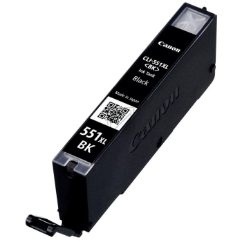 Canon Tintenpatrone schwarz HC (6443B001, CLI-551BKXL)