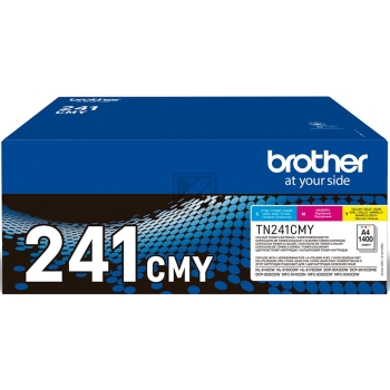 Brother Toner-Kit gelb, magenta, cyan (TN-241CMY)