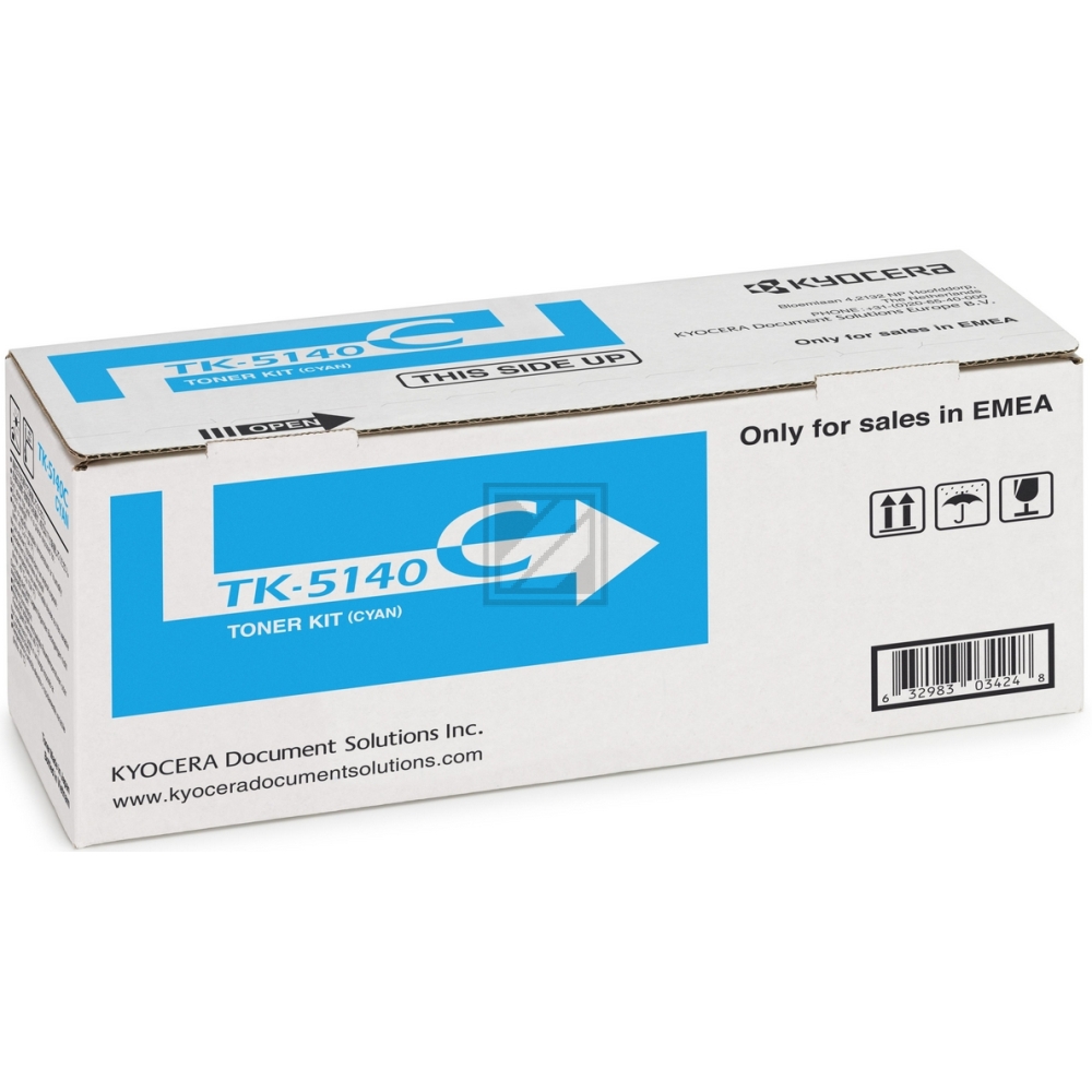 Kyocera Toner-Kit cyan (1T02NRCNL0, TK-5140C)