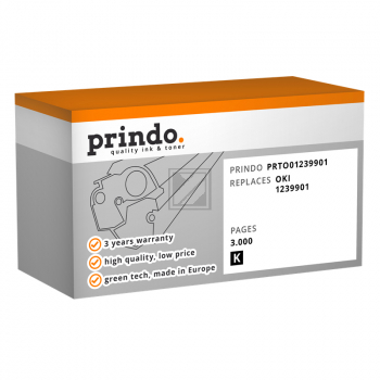 Prindo Toner-Kartusche schwarz (PRTO01239901) ersetzt 01239901