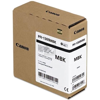 Canon Tintenpatrone schwarz matt (0810C001, PFI-1300MBK)