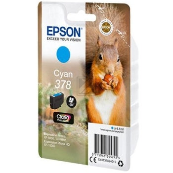 Epson Tintenpatrone cyan (C13T37824010, 378)
