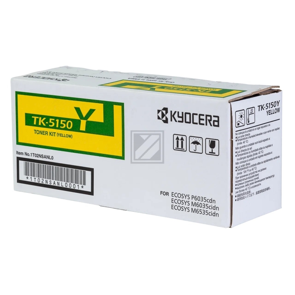 Kyocera Toner-Kit gelb (1T02NSANL0, TK-5150Y)
