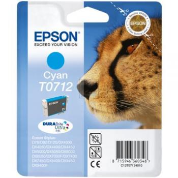 Epson Tintenpatrone cyan (C13T07124010, T0712)
