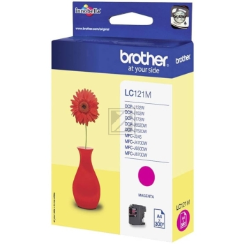Brother Tintenpatrone magenta (LC-121M)
