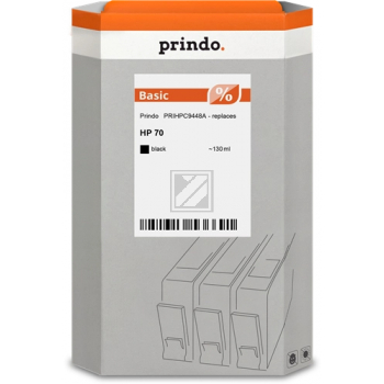 Prindo Tintenpatrone (Basic) schwarz matt (PRIHPC9448A) ersetzt 70