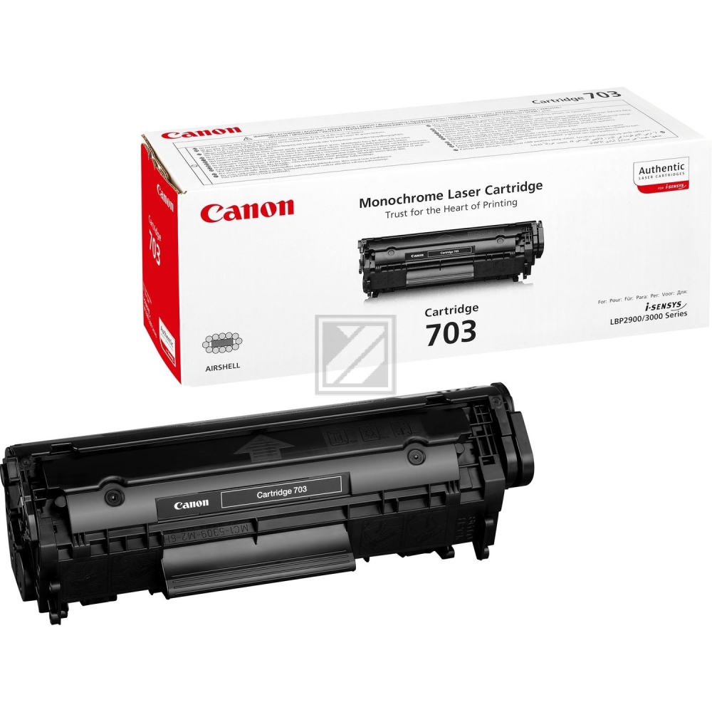Canon Toner-Kartusche schwarz (7616A005, 703)