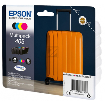 Epson Tintenpatrone gelb, magenta, schwarz, cyan SC (C13T05G64010, 405)